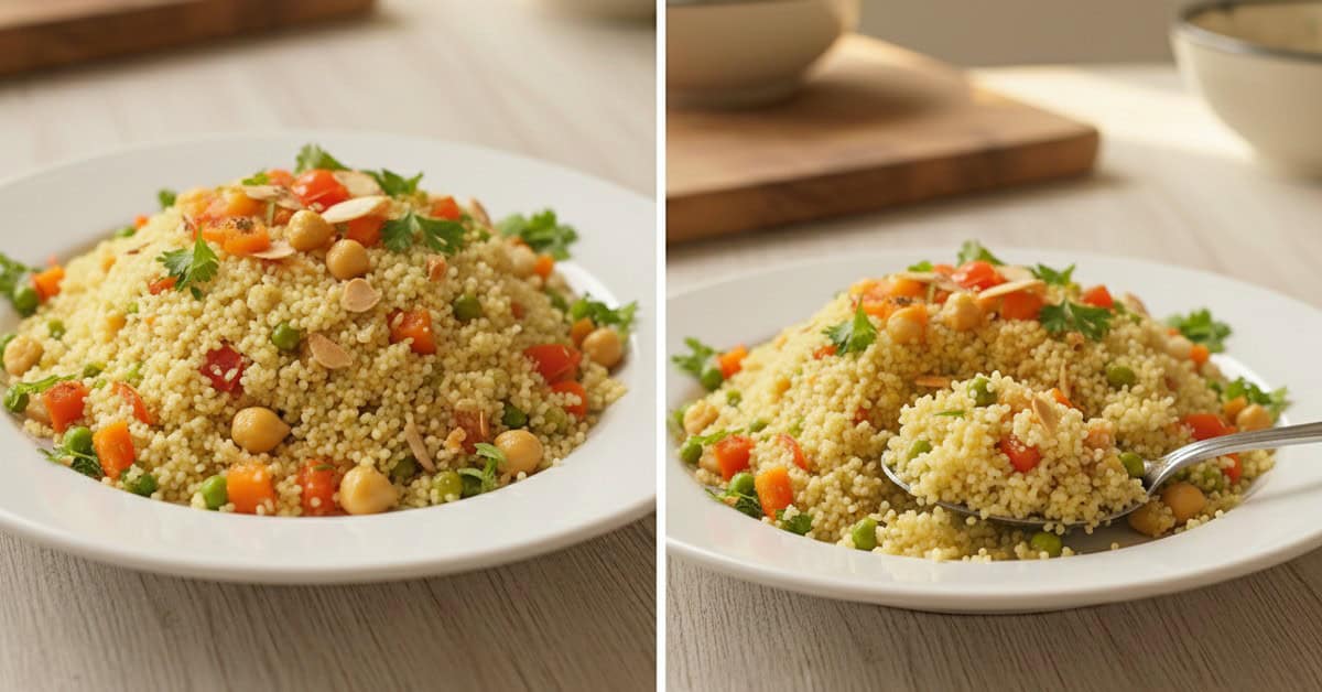 Leia mais sobre o artigo Cuscuz Marroquino Festivo com Frutas Secas