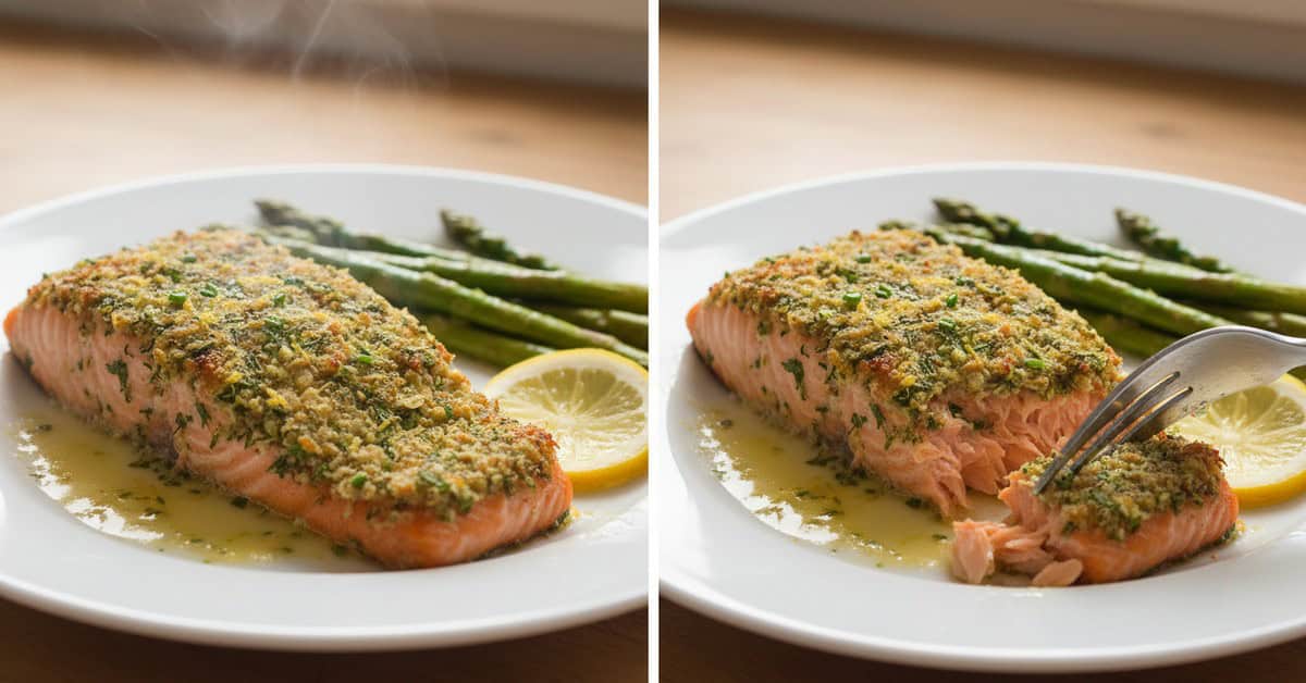 Leia mais sobre o artigo Salmão Grelhado com Crosta de Ervas